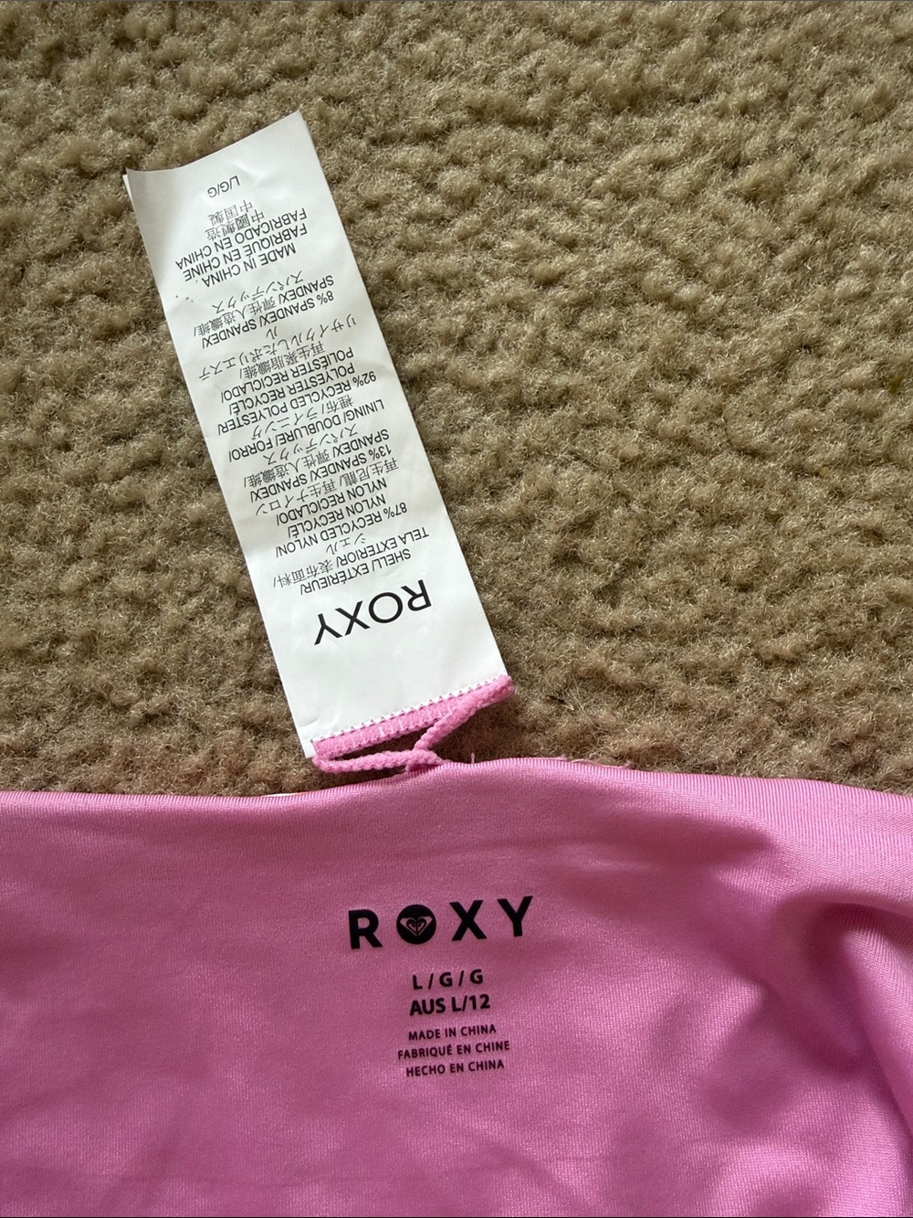 Roxy Bell Bottom Blooms High Waisted Bikini Bottom - Picture 3 of 4